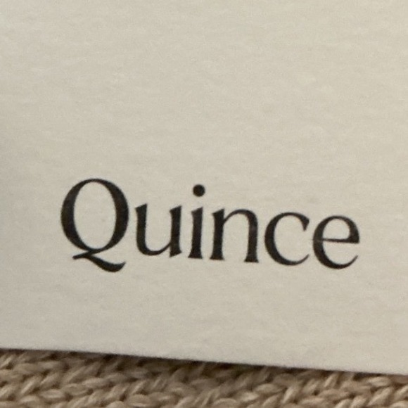 Quince Button Up Knit Cardigan Sweater Tan Small New With Tags - Picture 3 of 5